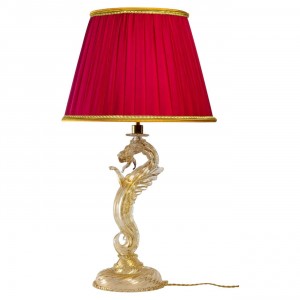 Skleněná dračí lampa