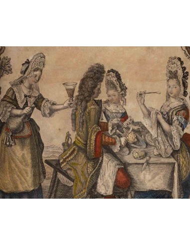 Четыре аллегорические гравюры 1680х гг