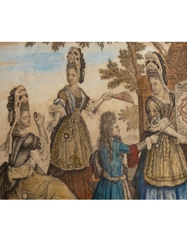 Четыре аллегорические гравюры 1680х гг