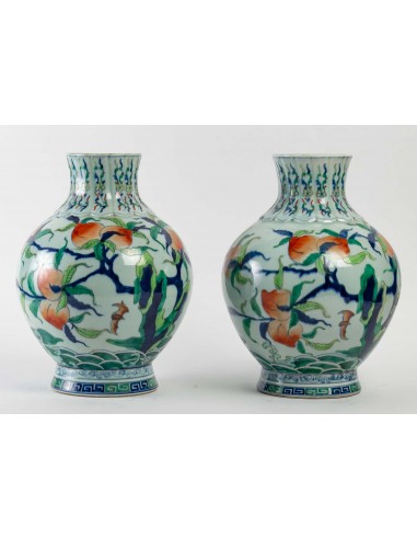 Par de vasos Longevity Peach
