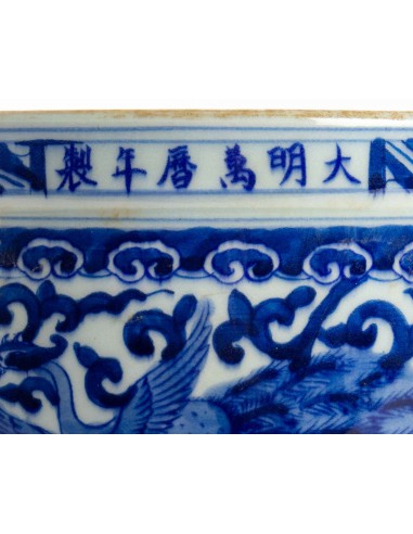 Par de macetas de porcelana