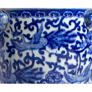 Pár porcelánových květináčů 2