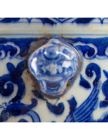 Par de macetas de porcelana