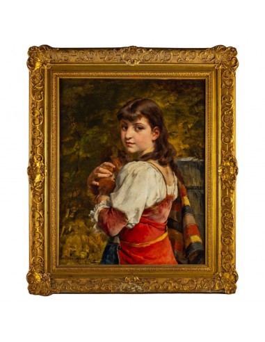 Olie op canvas van de 19e eeuw