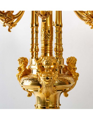 Paar Napoleon Periode Candelabres iii