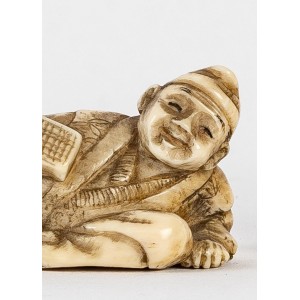 Suite di 3 Netsuke "katabori 2