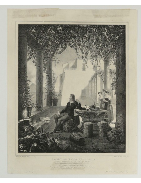 Lithographie, Gravure, Maison de Taso Torquato (ang.)