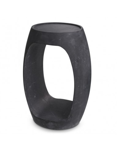 Oval marble back table