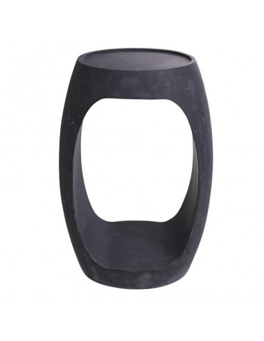 Oval marble back table