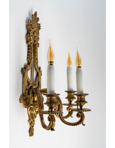 Pareja de apliques Lyre