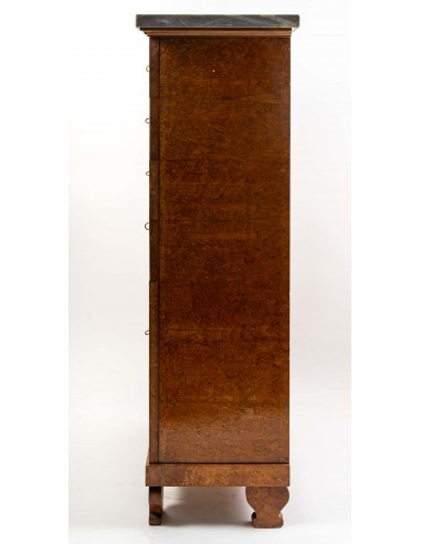 小型查尔斯 X 风格胡桃木书桌，约 1930 年