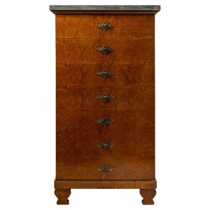 Charles X style burr walnut...