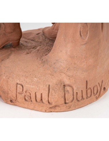 Paar Terrakotta Statuette