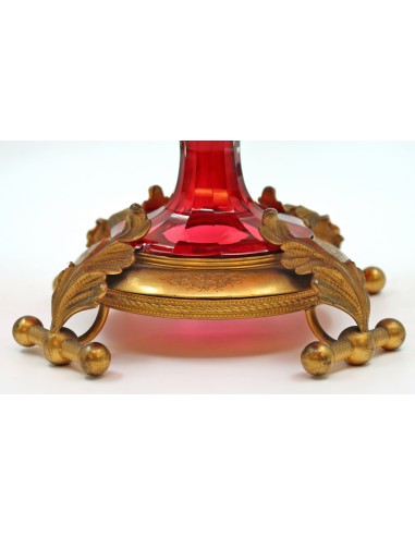 Glass of bohemian crystal