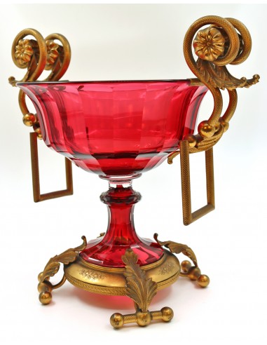 Bohemian Crystal Bowl, XIX century