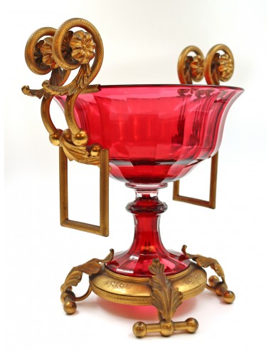 Glass of bohemian crystal