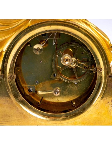 Antique clock in finely chased...