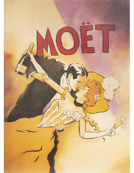 Paar Moët Champagner