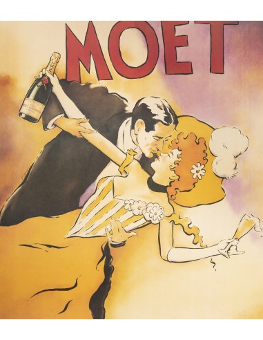 Werbeplakat, Lithografie, Ehepaar...