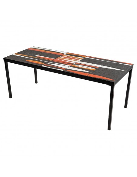 Table by Roger Capron (1922-2006), circa 1970 from the Navette series