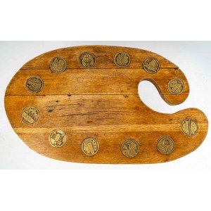 Tabela kawy w Oak, zaprojektowana w latach 50 2
