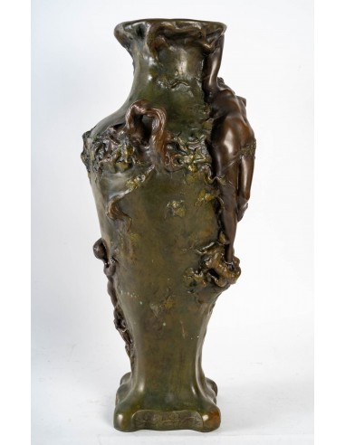 Wazy brązowe, art nouveau, 1900