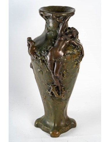 Wazy brązowe, art nouveau, 1900