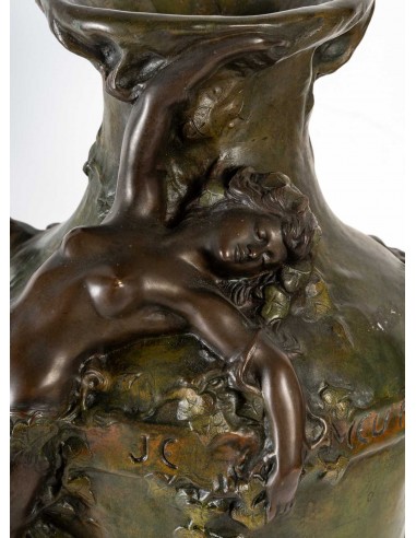 Wazy brązowe, art nouveau, 1900