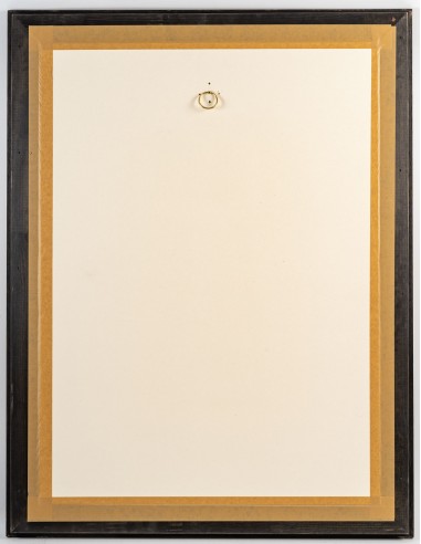 公鸡 "铅笔画，带框，20 世纪