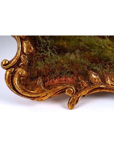 Coppia piastre in terracotta, louis...