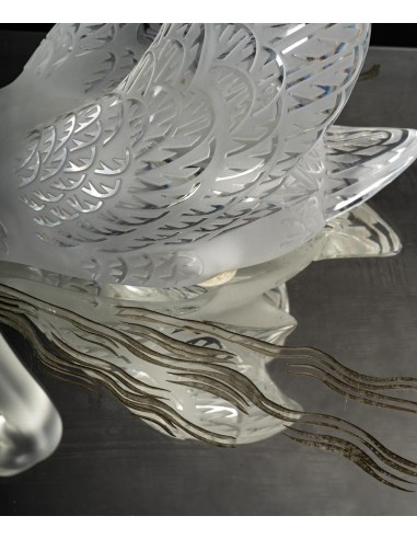 Two swans, Lalique, 1950