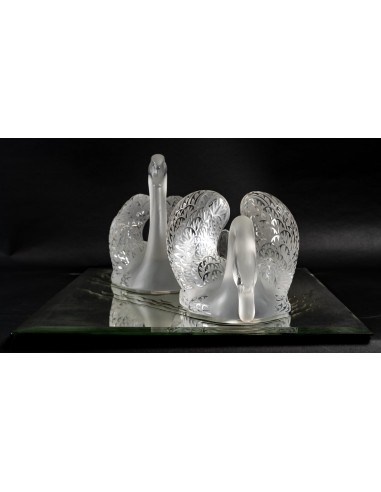 Two swans, Lalique, 1950