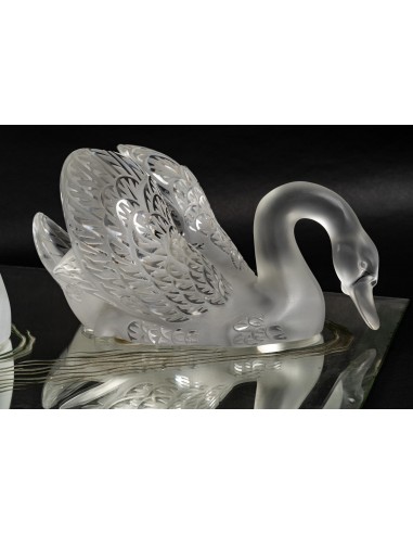Dos cisnes, Lalique, 1950