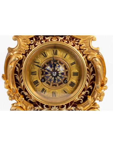 Giled bronze Charmney and caisonné...