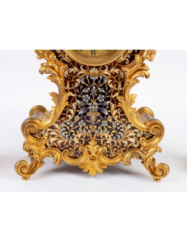 Giled bronze Charmney and caisonné...