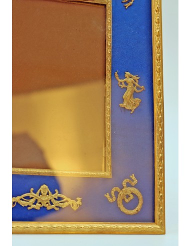 Coppia di immagini in bronzo dorato