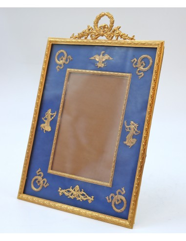 Paar Bilder in goldener Bronze