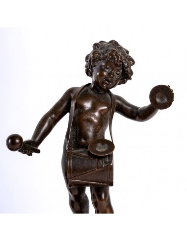 Par de august músicos maisau em bronze