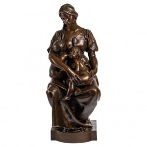 "Mother" rzeźba, Barbedian antique designer, projektowanie, dekoracja, galeria sztuki, betting, france, styl