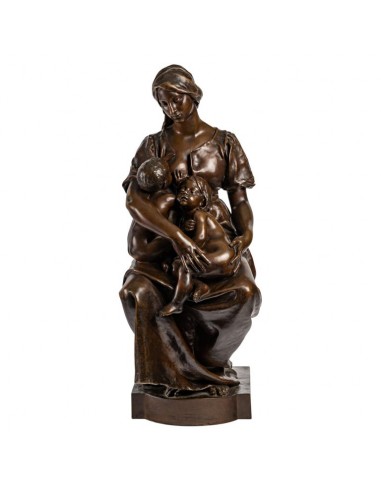 "La mère" socha, Barbedienne zakladatel, starožitnosti, design, dekorace, luxus, umělecká galerie, Paříž, Francie, styl