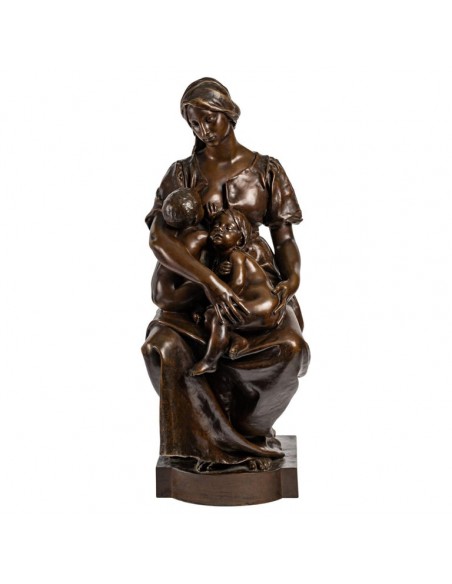 "La mère" socha, Barbedienne zakladatel, starožitnosti, design, dekorace, luxus, umělecká galerie, Paříž, Francie, styl