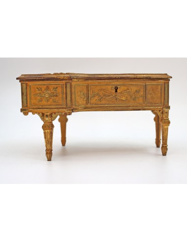 Jewelry box, gilded bronze, 19th century
