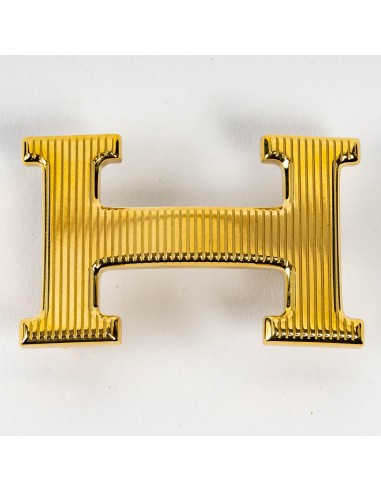 爱马仕皮带扣，H，棱纹