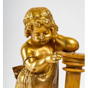 Skulptur, Putto Vergoldete... 2