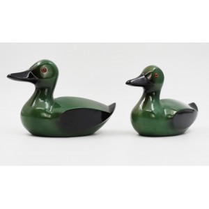 Two Ducks in lacquered... 2