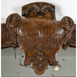 Large wooden mirror carved-... 2