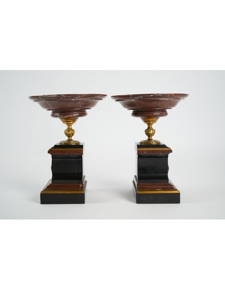 Napoleon chimney iii, horny eugenics, griotte marmor und belgium schwarz, golden bronze, paris, 1870-1880
