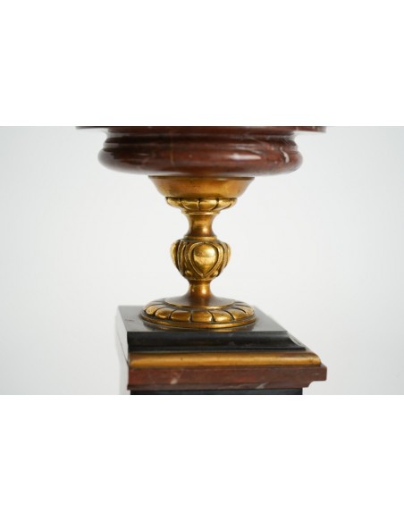 Napoleon chimney iii, horny eugenics, griotte marmor und belgium schwarz, golden bronze, paris, 1870-1880