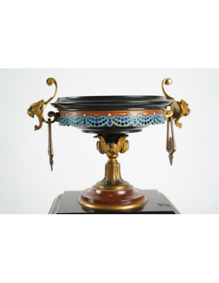 Napoleon chimney iii, horny eugenics, griotte marmor und belgium schwarz, golden bronze, paris, 1870-1880