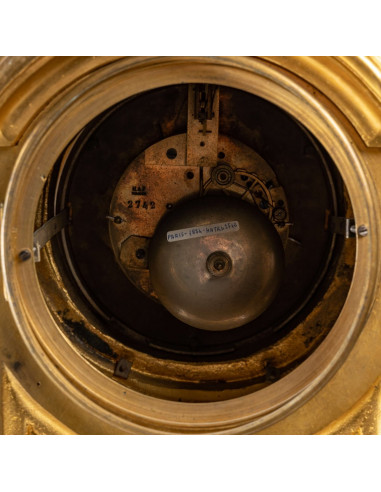 Antique Gilt Bronze Clock, Late 19th...